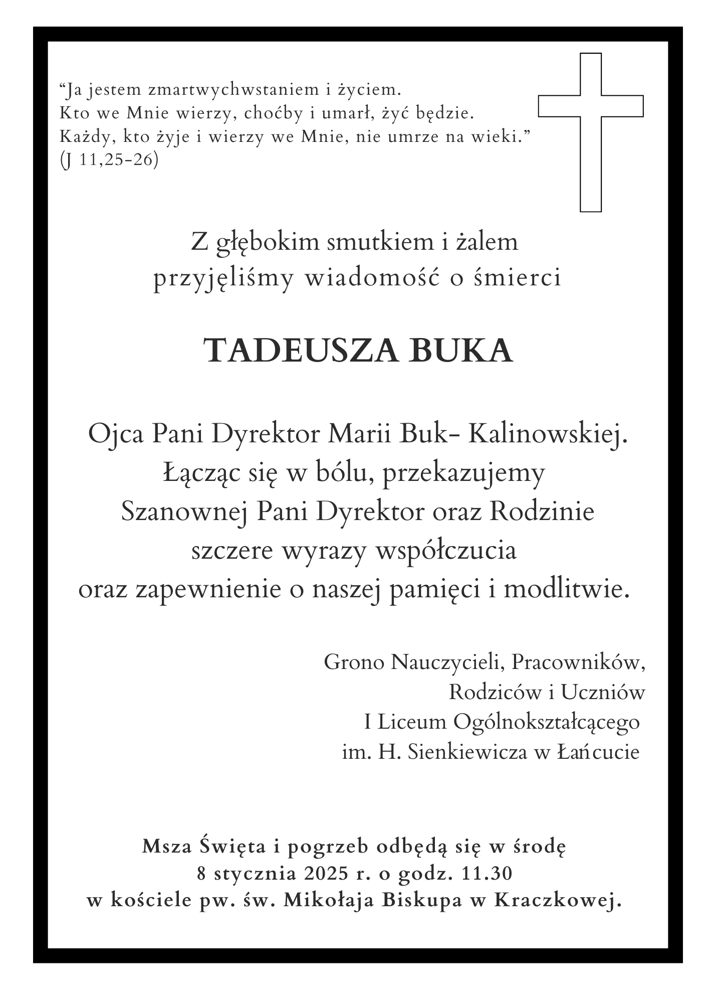 You are currently viewing KONDOLENCJE